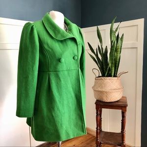 Green Old Navy Woman’s Double Breasted Peacoat. L
